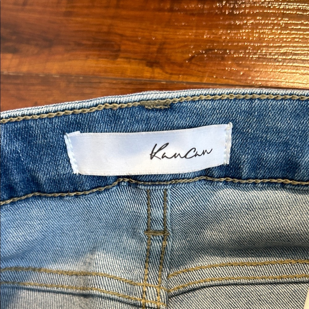 KanCan Light Blue Distressed High Rise Jeans - Picture 2 of 3